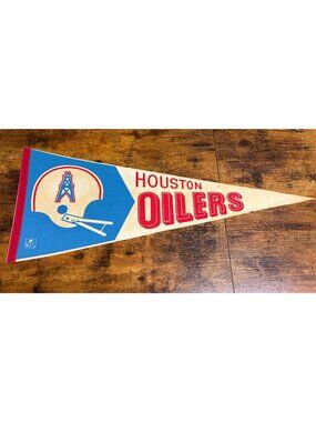 Vintage NFL Houston Oilers pennant